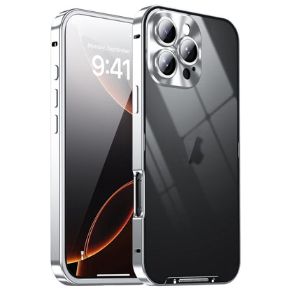 For iPhone 16 Pro Frosted Metal Phone Case(Silver) - iPhone 16 Pro Cases by PMC Jewellery | Online Shopping South Africa | PMC Jewellery | Buy Now Pay Later Mobicred