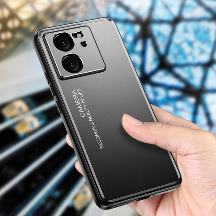 For Redmi K70 Ultra Frosted Metal Phone Case(Black) - free shipping - PMC Jewellery - Order now!