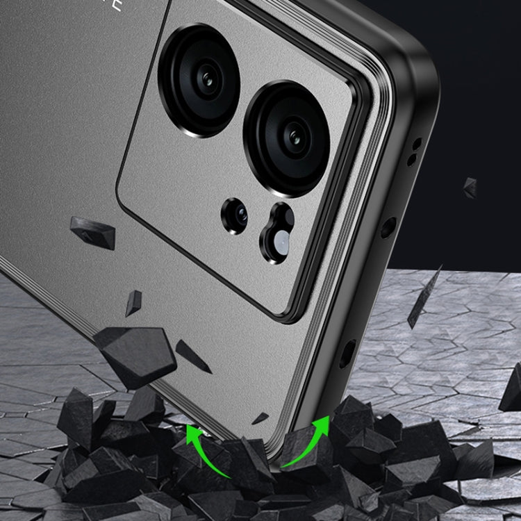 For Redmi K70 Ultra Frosted Metal Phone Case(Black) - free shipping - PMC Jewellery - Order now!