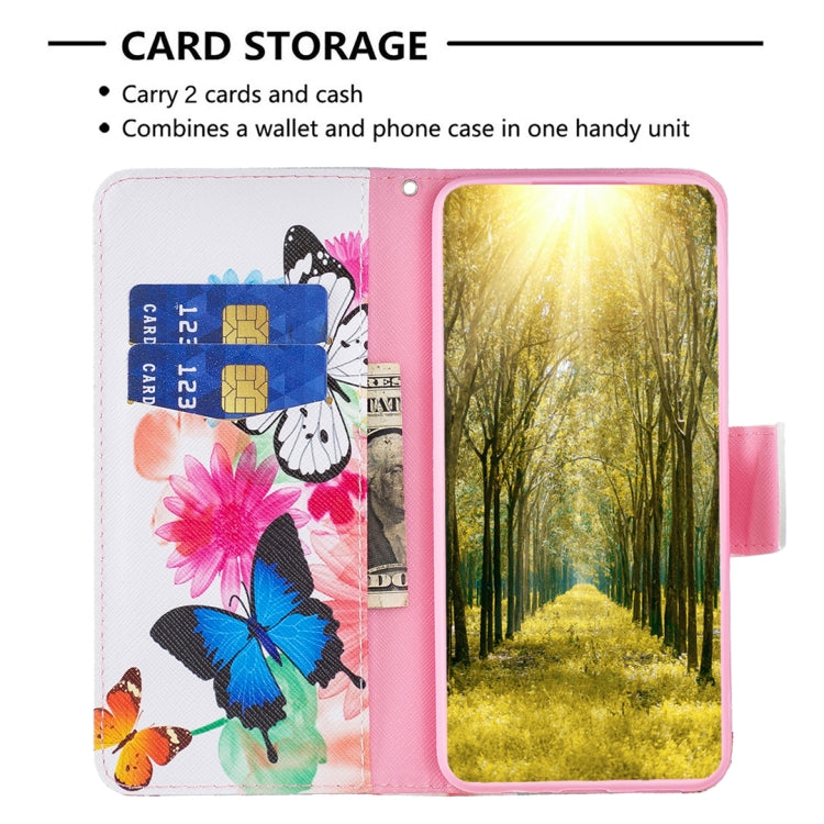 For Honor X6a Colored Drawing Pattern Leather Phone Case(Butterflies) - Honor Cases by PMC TechLife | Online Shopping South Africa | PMC TechLife