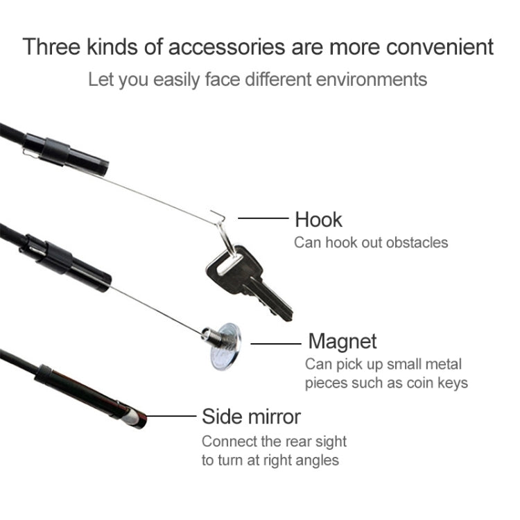 AN97 Waterproof Micro USB Endoscope Snake Tube Inspection Camera for Parts of OTG Function Android Mobile Phone, with 6 LEDs, Lens Diameter:7mm(Length: 3.5m) -  by PMC Jewellery | Online Shopping South Africa | PMC Jewellery | Buy Now Pay Later Mobicred