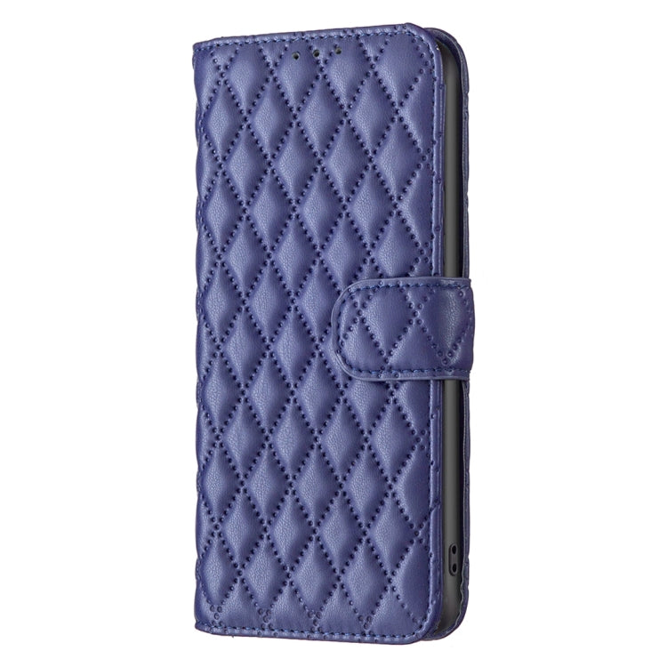 For Honor 100 Diamond Lattice Wallet Flip Leather Phone Case(Blue) - Honor Cases by PMC Jewellery | Online Shopping South Africa | PMC Jewellery | Buy Now Pay Later Mobicred