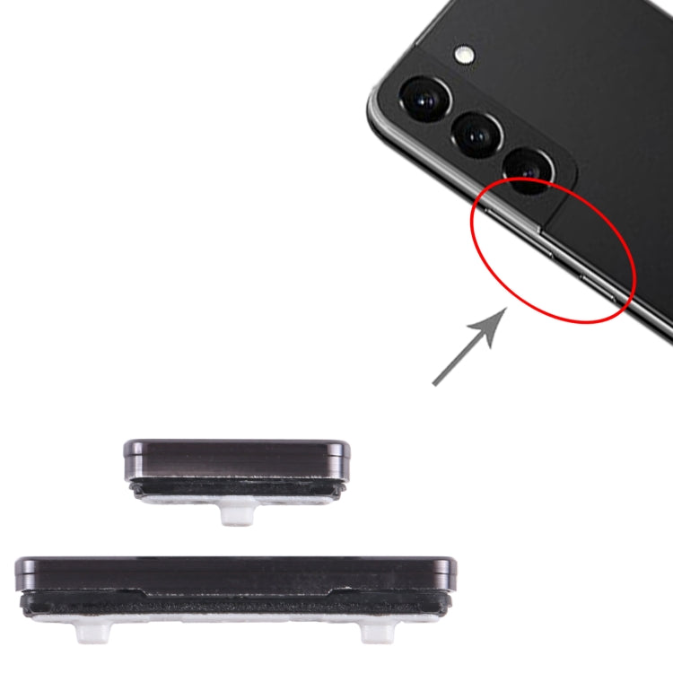 For Samsung Galaxy S22+ 5G SM-S906 10pcs Power Button + Volume Control Button(Black) - free shipping - PMc TechLife - Order now!