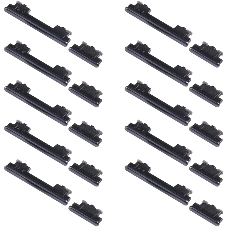 For Samsung Galaxy A72 4G SM-A725 10pcs Power Button + Volume Control Button(Black) - free shipping - PMc TechLife - Order now!