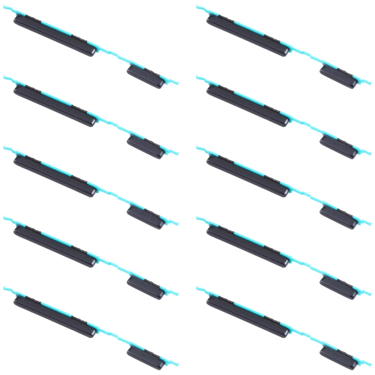 For Samsung Galaxy M31 SM-M315 10pcs Power Button + Volume Control Button(Black) - free shipping - PMc TechLife - Order now!