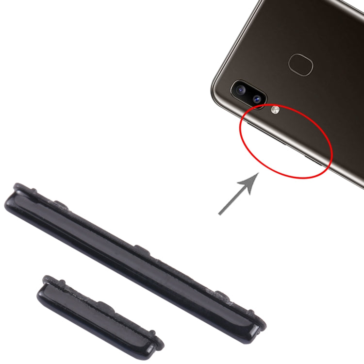 For Samsung Galaxy A40 SM-A405 10pcs Power Button + Volume Control Button(Black) - free shipping - PMc TechLife - Order now!