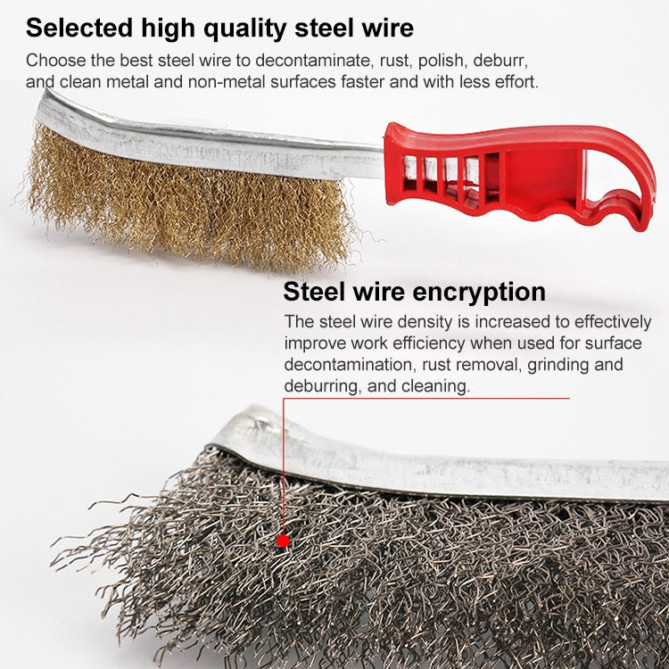 BBQ Grill Wire Cleaning Brush with Handle Stainless Steel - free shipping - PMC TechLife - Order now!