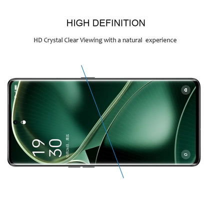 For OPPO Find X7 Ultra 9H HD 3D Curved Edge Tempered Glass Film(Black) - Find X7 Ultra Tempered Glass by PMC Jewellery | Online Shopping South Africa | PMC Jewellery | Buy Now Pay Later Mobicred