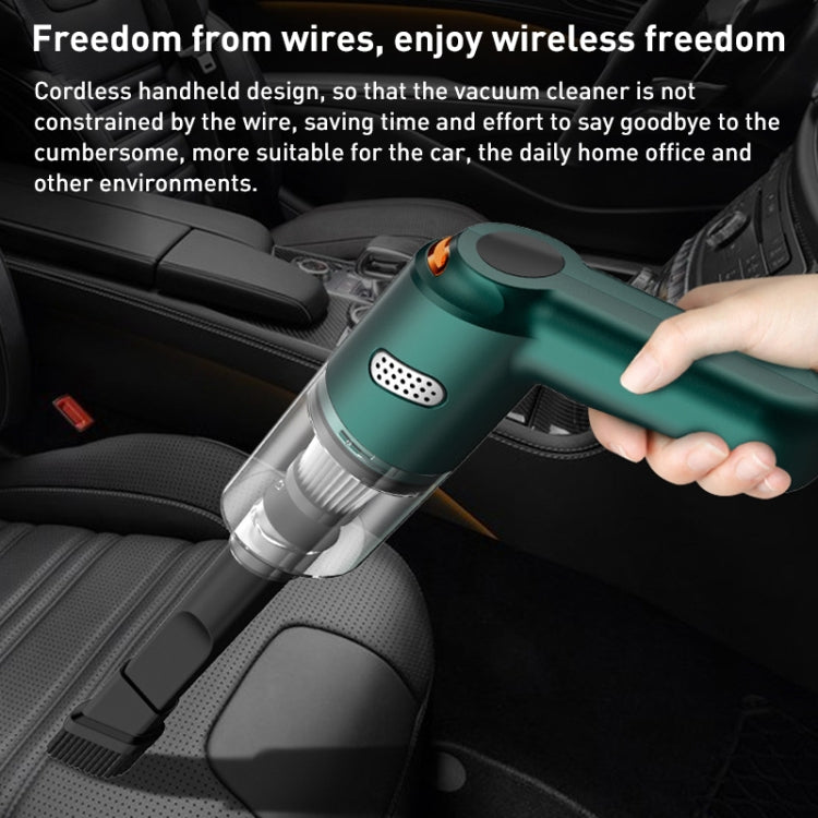 KBN-010 10000Pa Powerful Car Cordless Vacuum Cleaner Handheld Cleaning Tool, Spec:Premium Version(White) - free shipping - PMC TechLife - Order now!
