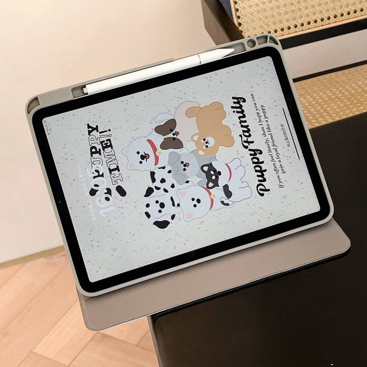 For iPad Air 11 2024 / iPad Pro 11 Painted Magnetic Split Leather Tablet Case(Puppy) - iPad Air 11 2024 Cases by PMC TechLife | Online Shopping South Africa | PMC TechLife | Buy Now Pay Later Mobicred