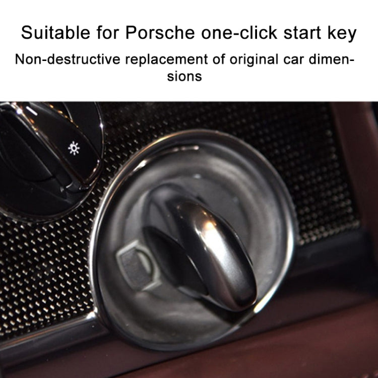 For Porsche Cayenne 2011-2017 Car One-button Start Engine Key Ignition Switch Button(White) - free shipping - PMC TechLife - Order now!