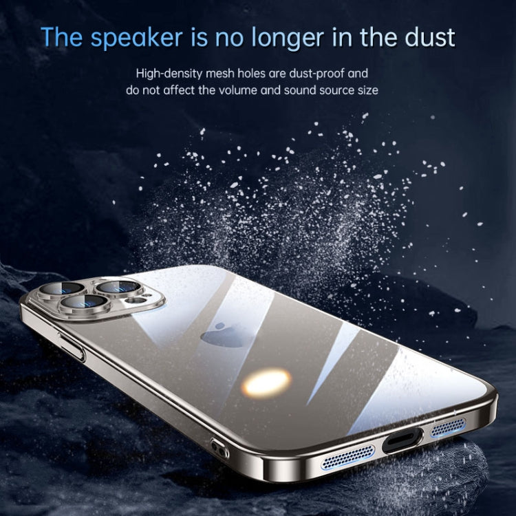 For iPhone 15 Pro SULADA JINGJIA Series Lens Protector PC Phone Case(Gold) - free shipping - PMC Jewellery - Order now!