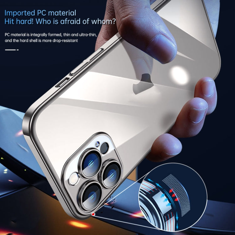 For iPhone 15 Pro SULADA JINGJIA Series Lens Protector PC Phone Case(Gold) - free shipping - PMC Jewellery - Order now!