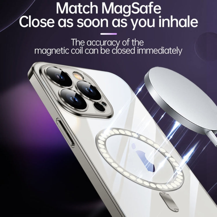 For iPhone 15 Pro SULADA MagSafe Plating TPU Shockproof Phone Soft Case(Titanium Blue) - free shipping - PMC TechLife - Order now!