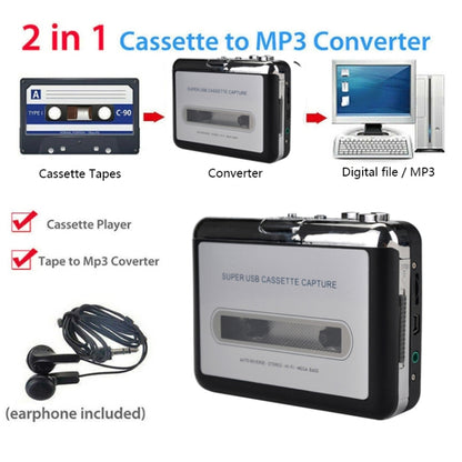 Ezcap 218 USB USB Cassette Capture Tape to MP3 Converter Cassette Recorder Player - Tape Converter by Ezcap | Online Shopping South Africa | PMC Jewellery