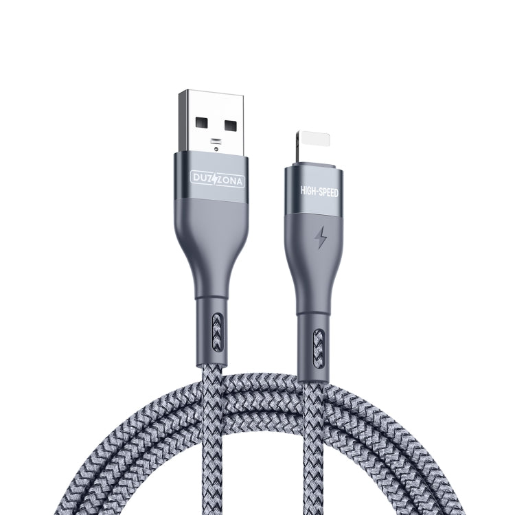 DUZZONA A7 2.4A USB to 8 Pin Charging Data Cable, Length:2m - free shipping - PMC Jewellery - Order now!