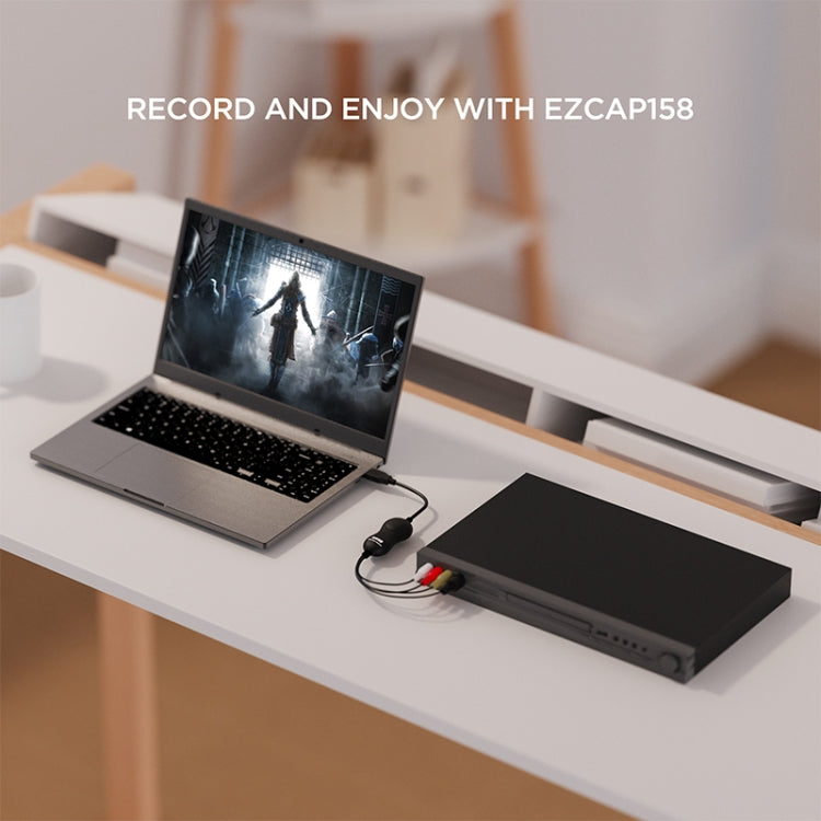 Ezcap 158A Driver-free USB2.0 UVC Video Capture Card - Video Capture Solutions by Ezcap | Online Shopping South Africa | PMC TechLife