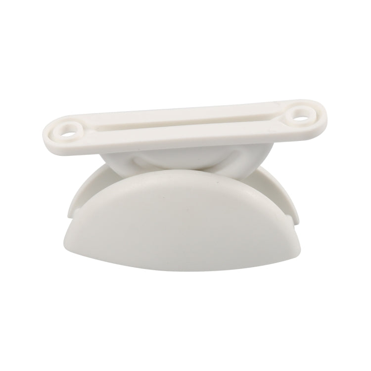 A8627 2 Pair RV Hatch Semi-circular Retainer Kit with Screws(White) - Car Anti-Slip Mats by PMC TechLife | Online Shopping South Africa | PMC TechLife | Buy Now Pay Later Mobicred
