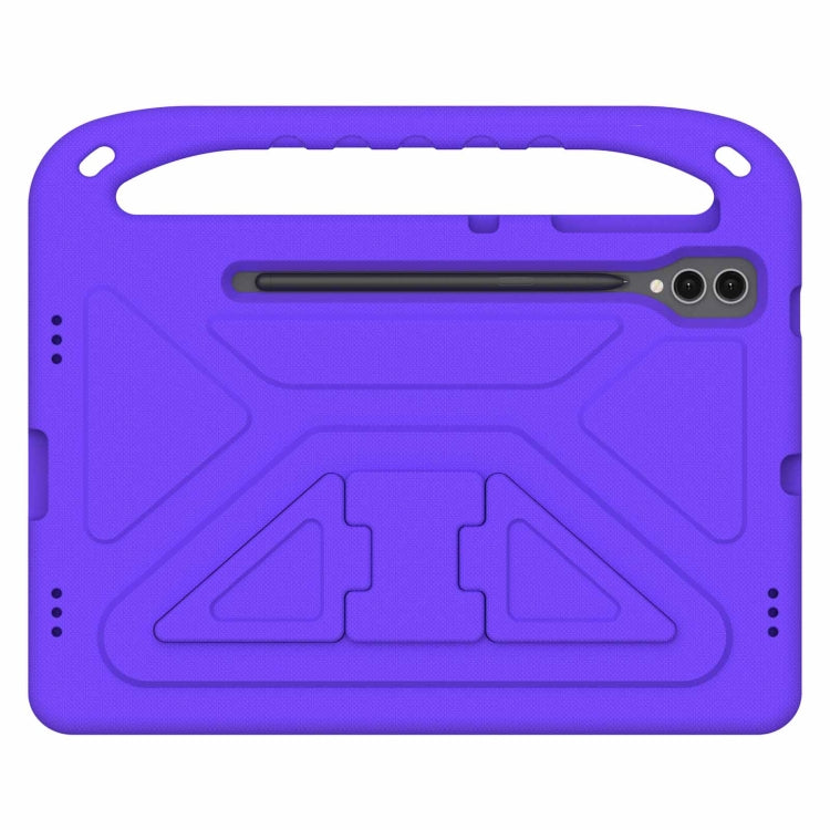 For Samsung Galaxy Tab S9+ Handle EVA Shockproof Tablet Case with Holder(Purple) - Galaxy Tab S9+ Cases by PMC Jewellery | Online Shopping South Africa | PMC Jewellery | Buy Now Pay Later Mobicred