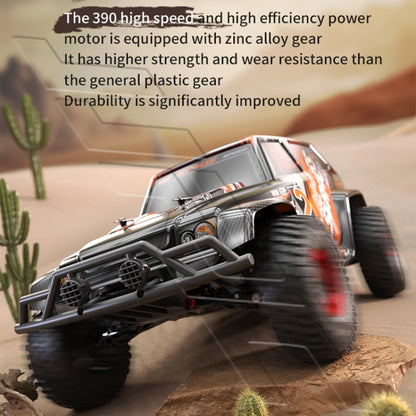 JJR/C Q39C 2.4G Four-wheel Drive High-speed Climbing Carbon Brush Motor RC Desert Off-Road Truck(Green) - RC Cars by JJR/C | Online Shopping South Africa | PMC Jewellery | Buy Now Pay Later Mobicred