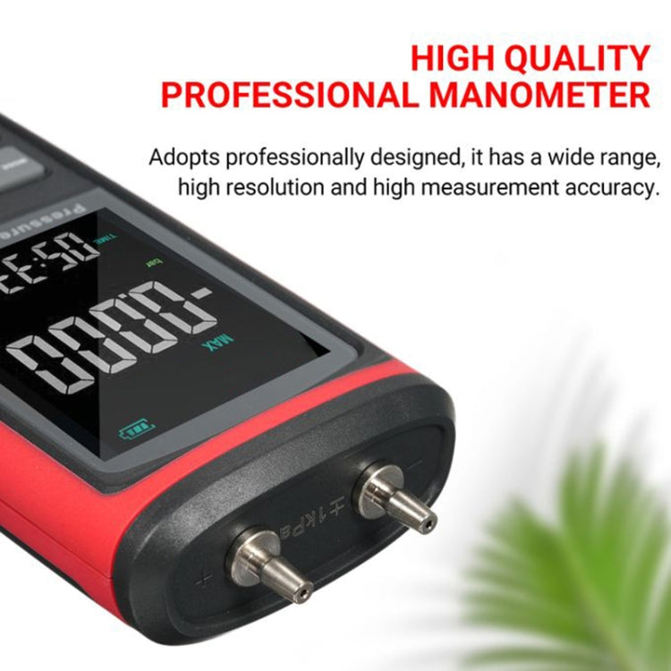 BENETECH GT5101 LCD Display Differential Pressure Meter, Specification:100KPa - free shipping - PMC TechLife - Order now!