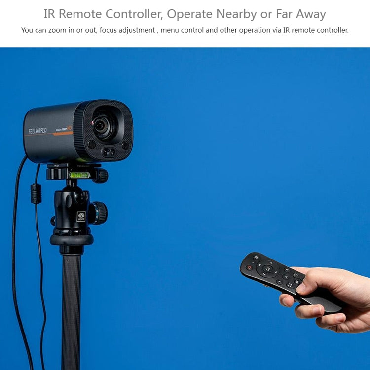 FEELWORLD HV10X Professional Streaming Camera Full HD 1080P 60fps USB 3.0 HDMI(EU Plug) - free shipping - PMc TechLife - Order now!