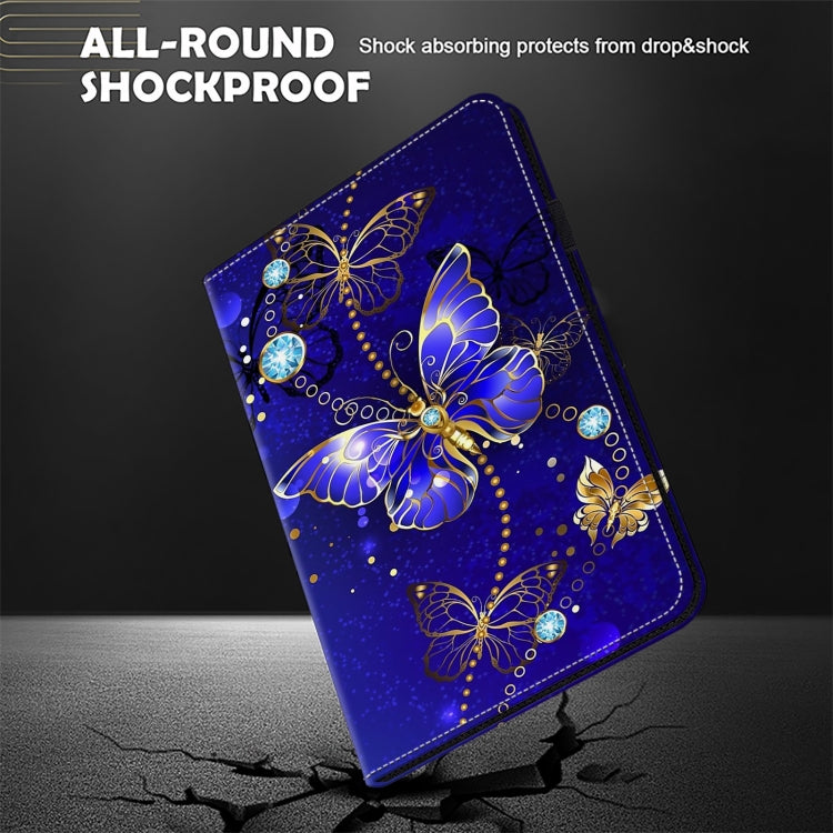For Lenovo Xiaoxin Pad Pro 12.7 Crystal Texture Painted Leather Tablet Case(Diamond Butterflies) - free shipping - PMC TechLife - Order now!