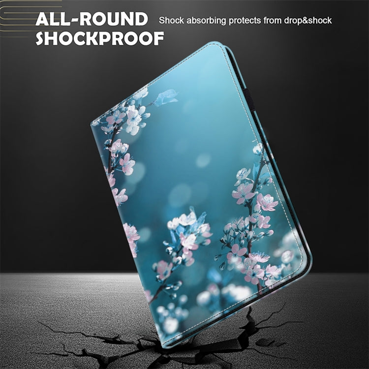 For Lenovo Tab M11 / Xiaoxin Pad 11 2024 Crystal Texture Painted Leather Tablet Case(Plum Bossom) - Lenovo by PMC Jewellery | Online Shopping South Africa | PMC Jewellery | Buy Now Pay Later Mobicred