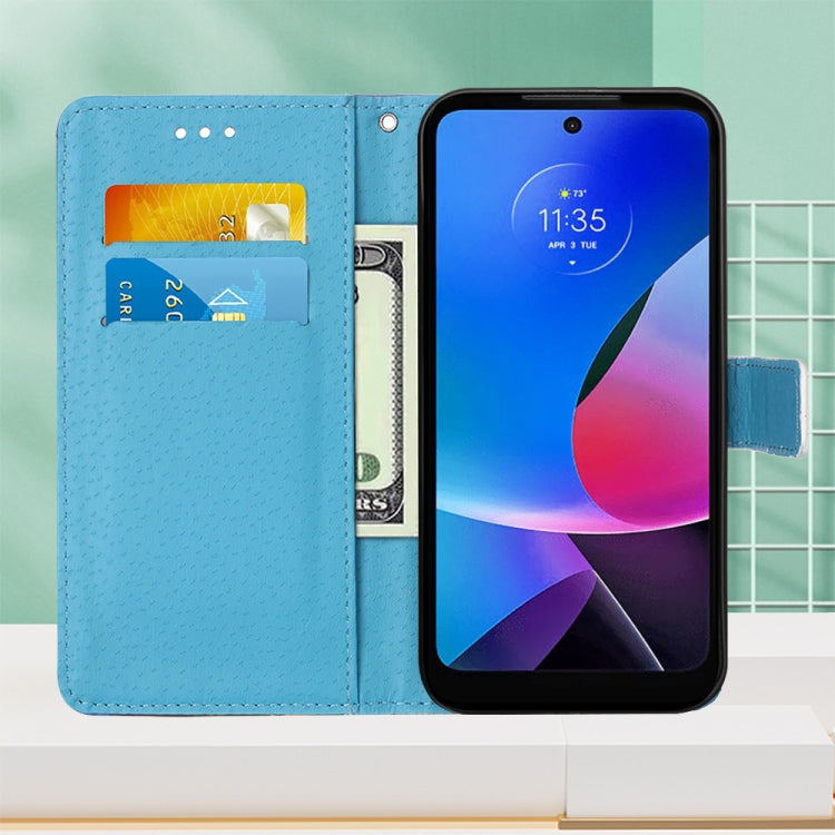 For Motorola Moto G Play 4G 2024 Colored Drawing Pattern Plain Weave Leather Phone Case(Undersea Mandala) - Motorola Cases by PMC Jewellery | Online Shopping South Africa | PMC Jewellery | Buy Now Pay Later Mobicred