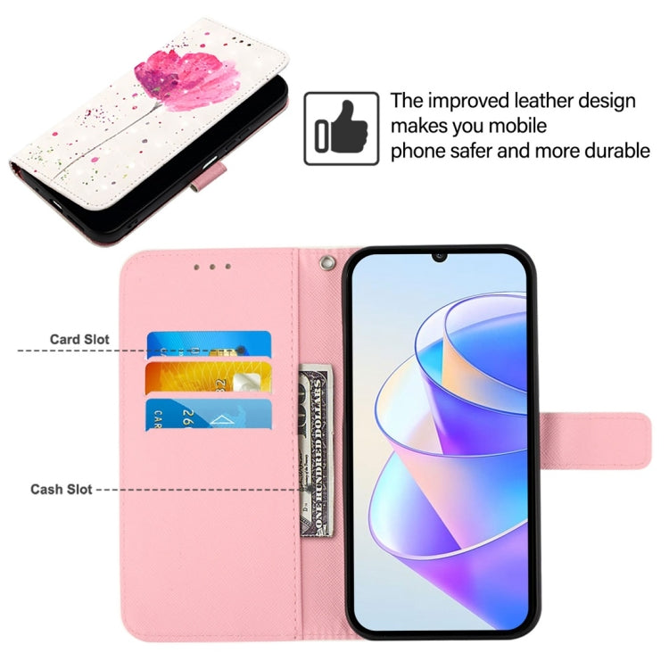 For Huawei Pura 70 Pro 3D Painting Horizontal Flip Leather Phone Case(Flower) - Huawei Cases by PMC Jewellery | Online Shopping South Africa | PMC Jewellery | Buy Now Pay Later Mobicred