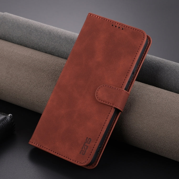 For Huawei Maimang A20 AZNS Skin Feel Calf Texture Flip Leather Phone Case(Brown) - free shipping - PMC TechLife - Order now!