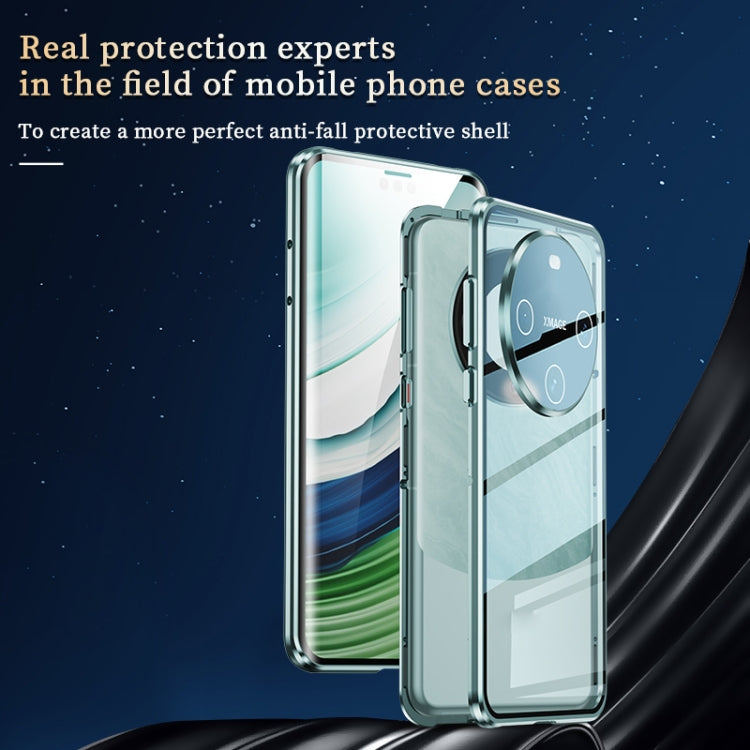 For Huawei Mate 60 Magnetic Double-side HD Tempered Glass Phone Case(Silver) - free shipping - PMC TechLife - Order now!