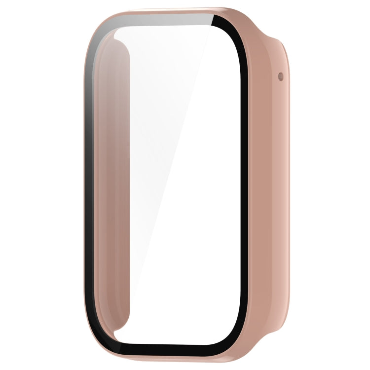 For Xiaomi Mi Band 8 Pro PC + Tempered Glass Film Integrated Watch Protective Case(Pink) - Watch Cases by PMC Jewellery | Online Shopping South Africa | PMC Jewellery | Buy Now Pay Later Mobicred