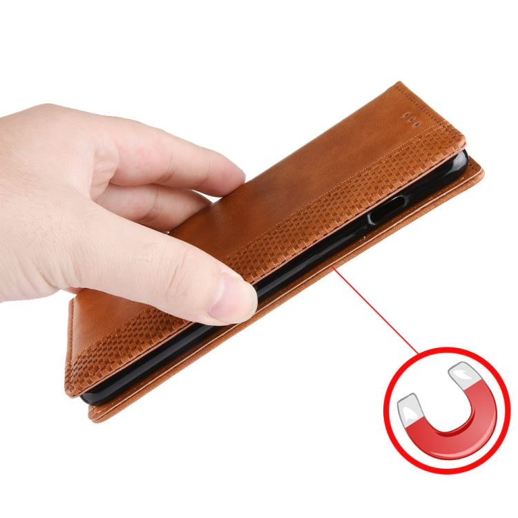 For Doogee X98 Magnetic Buckle Retro Texture Leather Phone Case(Brown) - More Brand by PMC TechLife | Online Shopping South Africa | PMC TechLife | Buy Now Pay Later Mobicred