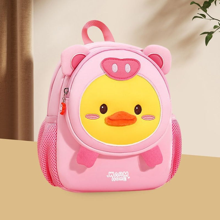 Children Cartoon Anti-Lost Large School Bag Backpack(Pig Pig Duck) - Double-shoulder Bags by PMc TechLife | Online Shopping South Africa | PMc TechLife | Buy Now Pay Later Mobicred