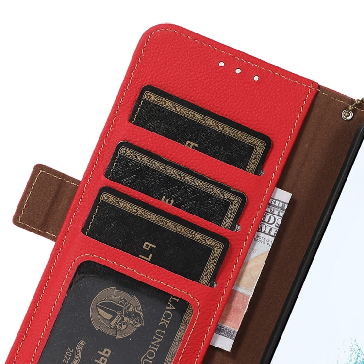 For Sony Xperia 1 VI Side-Magnetic TJ Genuine Leather RFID Phone Case(Red) - free shipping - PMC TechLife - Order now!