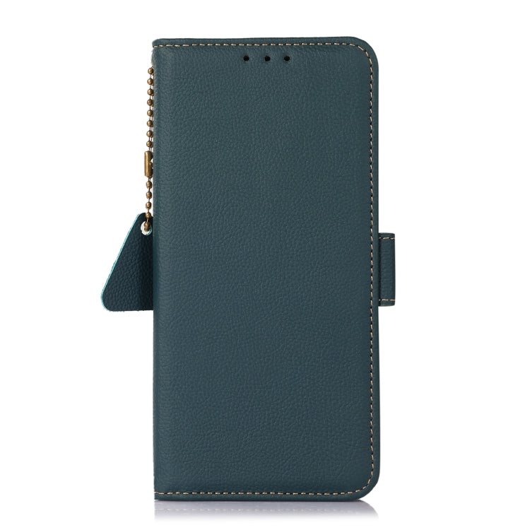 For Sony Xperia 1 VI Side-Magnetic TJ Genuine Leather RFID Phone Case(Green) - Sony Cases by PMC TechLife | Online Shopping South Africa | PMC TechLife | Buy Now Pay Later Mobicred