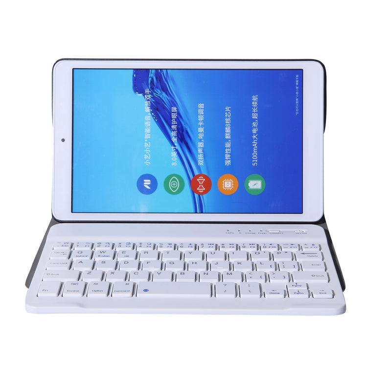 A0T8 For Huawei MatePad T8 8 inch ABS Ultra-thin Detachable Bluetooth Keyboard Voltage PU Leather Tablet Case with Bracket(Gold) - Huawei Keyboard by PMC Jewellery | Online Shopping South Africa | PMC Jewellery