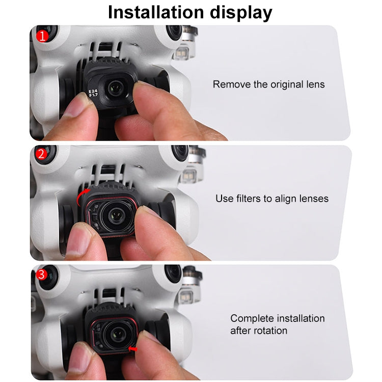 For DJI Mini 4 Pro STARTRC Drone Lens Filter, Lens:ND16/64/256 - Lens Filter by STARTRC | Online Shopping South Africa | PMC TechLife | Buy Now Pay Later Mobicred