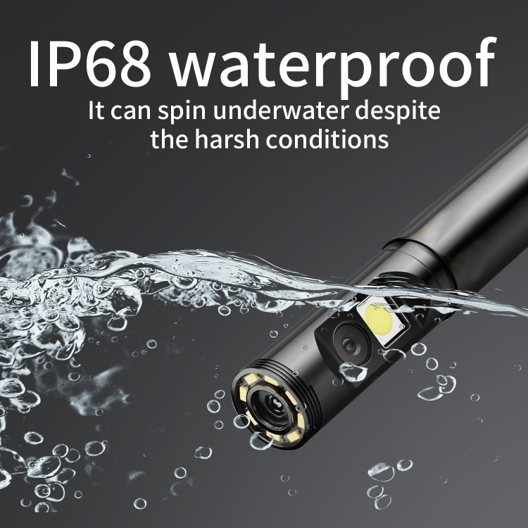 P120 Rotatable 8mm Dual Lenses Industrial Endoscope with Screen, 9mm Tail Pipe Diameter, Spec:2m Tube -  by PMC TechLife | Online Shopping South Africa | PMC TechLife | Buy Now Pay Later Mobicred