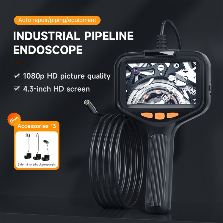 P200 8mm Front Lenses Integrated Industrial Pipeline Endoscope with 4.3 inch Screen, Spec:2m Tube -  by PMC TechLife | Online Shopping South Africa | PMC TechLife | Buy Now Pay Later Mobicred