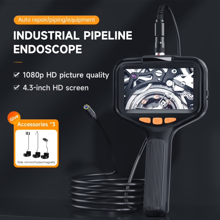 P200 8mm Front Lenses Detachable Industrial Pipeline Endoscope with 4.3 inch Screen, Spec:2m Tube -  by PMC TechLife | Online Shopping South Africa | PMC TechLife | Buy Now Pay Later Mobicred