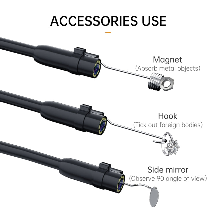 P200 8mm Front Lenses Detachable Industrial Pipeline Endoscope with 4.3 inch Screen, Spec:2m Tube -  by PMC TechLife | Online Shopping South Africa | PMC TechLife | Buy Now Pay Later Mobicred