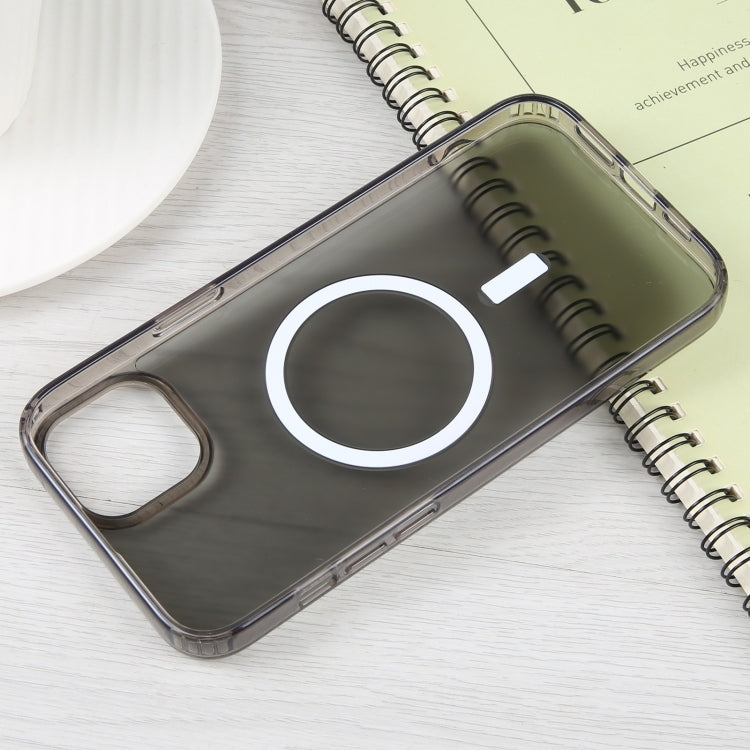 For iPhone 15 Plus GEBEI MagSafe Magnetic Transparent Phone Case(Transparent Black) - free shipping - PMC TechLife - Order now!
