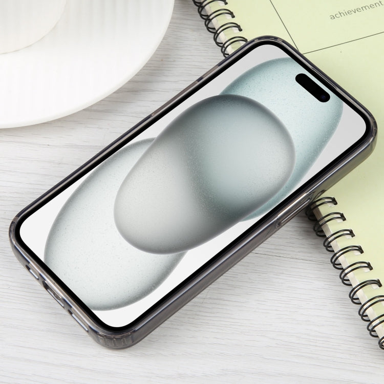 For iPhone 15 GEBEI MagSafe Magnetic Transparent Phone Case(Transparent Black) - iPhone 15 Cases by GEBEI | Online Shopping South Africa | PMC TechLife
