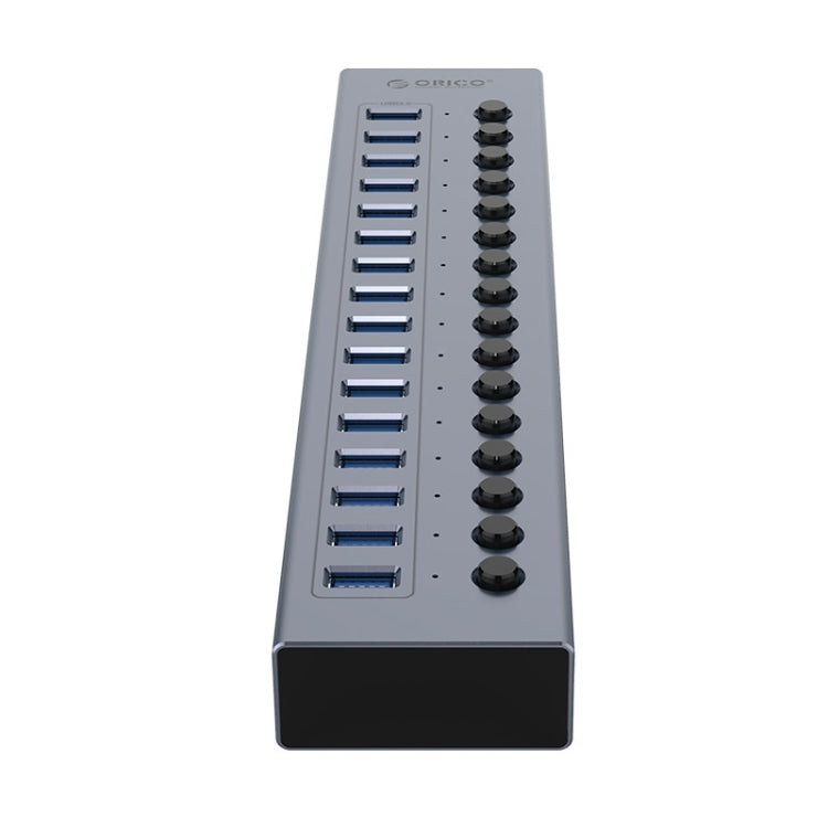 ORICO BT2U3-16AB-GY-BP 16 Ports USB 3.0 HUB with Individual Switches(US Plug) - USB 3.0 HUB by ORICO | Online Shopping South Africa | PMC Jewellery | Buy Now Pay Later Mobicred