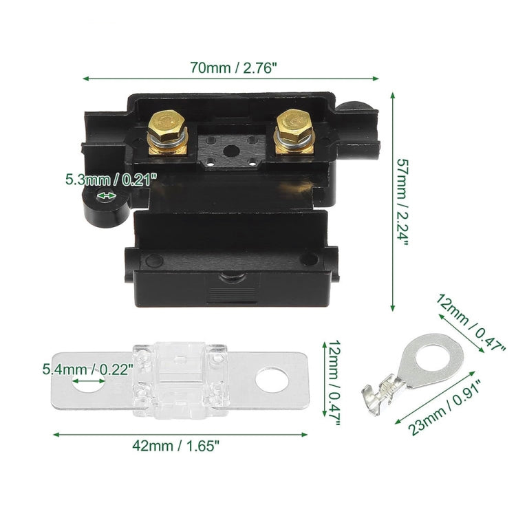 6 in 1 For Dual Battery Systems ANS Car Fuse Holder Fuse Box Kit, Current:120A - Fuse by PMC TechLife | Online Shopping South Africa | PMC TechLife | Buy Now Pay Later Mobicred