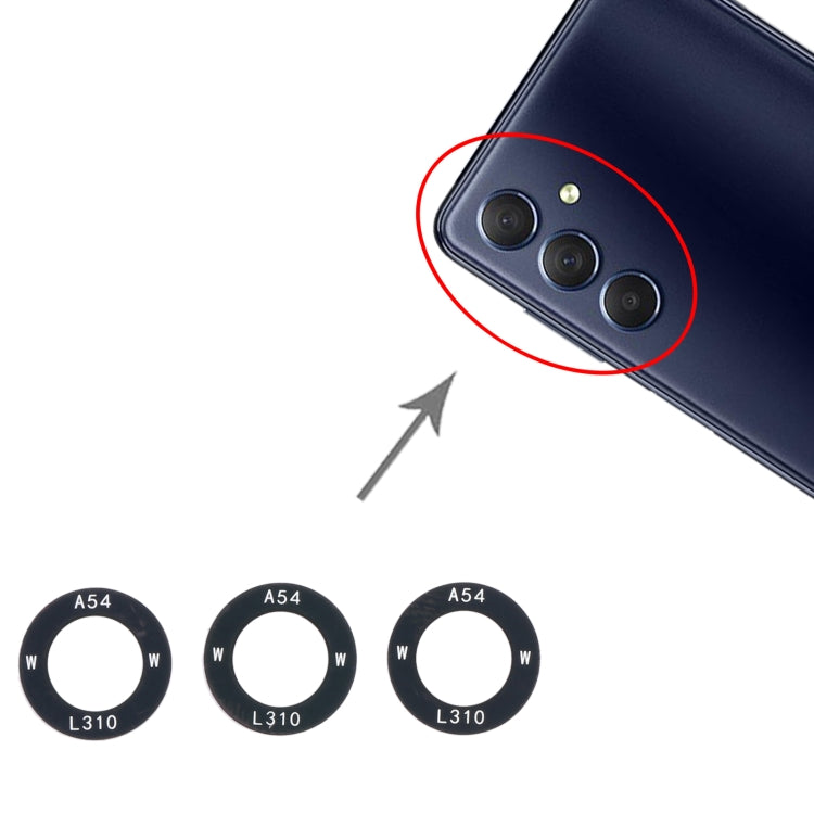 For Samsung Galaxy M54 SM-M546B 10set Back Camera Lens - free shipping - PMc TechLife - Order now!