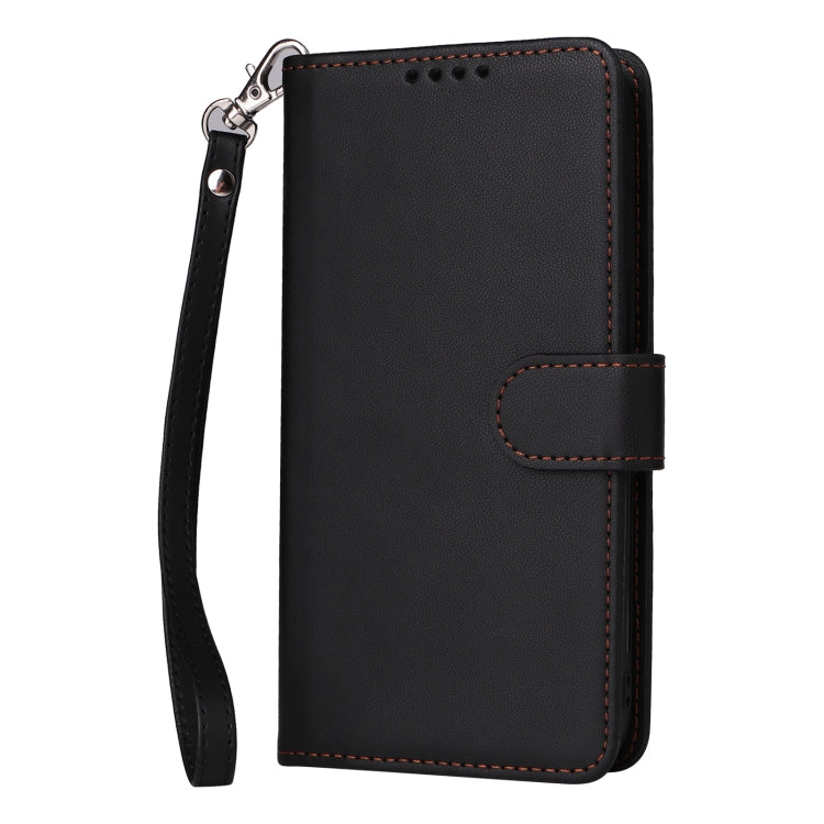 For iPhone 16 BETOPNICE BN-005 2 in 1 Detachable Imitate Genuine Leather Phone Case(Black) - iPhone 16 Cases by BETOPNICE | Online Shopping South Africa | PMC Jewellery | Buy Now Pay Later Mobicred