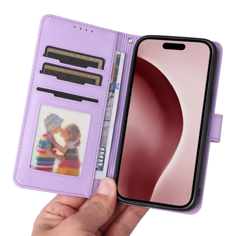 For iPhone 16 Pro Max BETOPNICE BN-005 2 in 1 Detachable Imitate Genuine Leather Phone Case(Light Purple) - iPhone 16 Pro Max Cases by BETOPNICE | Online Shopping South Africa | PMC Jewellery | Buy Now Pay Later Mobicred